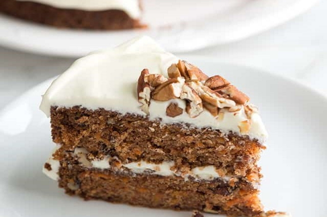 Moist carrot cake