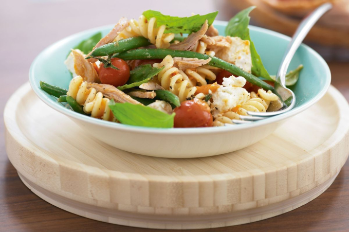 Chicken and Feta Pasta Salad