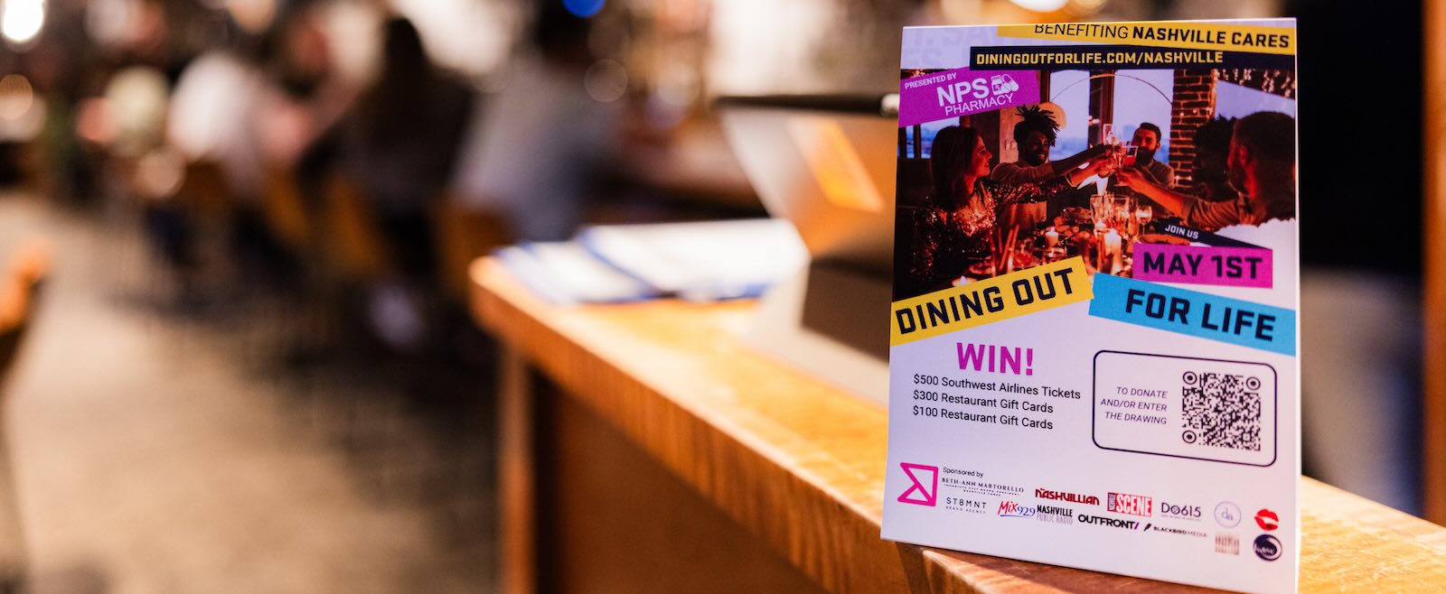 Photo illustration of Dining Out for Life, a fundraiser for Nashville Cares.